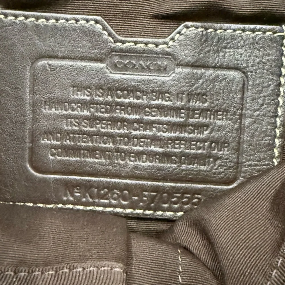 Coach Men's Brown Leather Messenger Bag